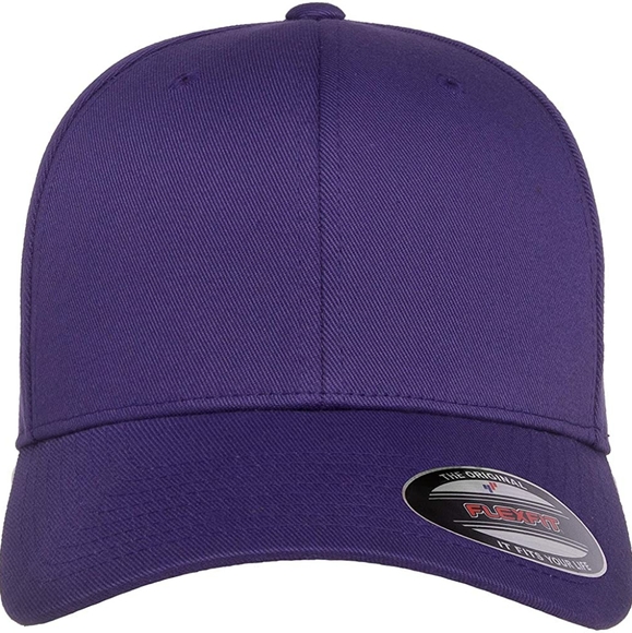 Flexfit Purple Athletic Baseball Fitted Cap - Picture 6 of 9